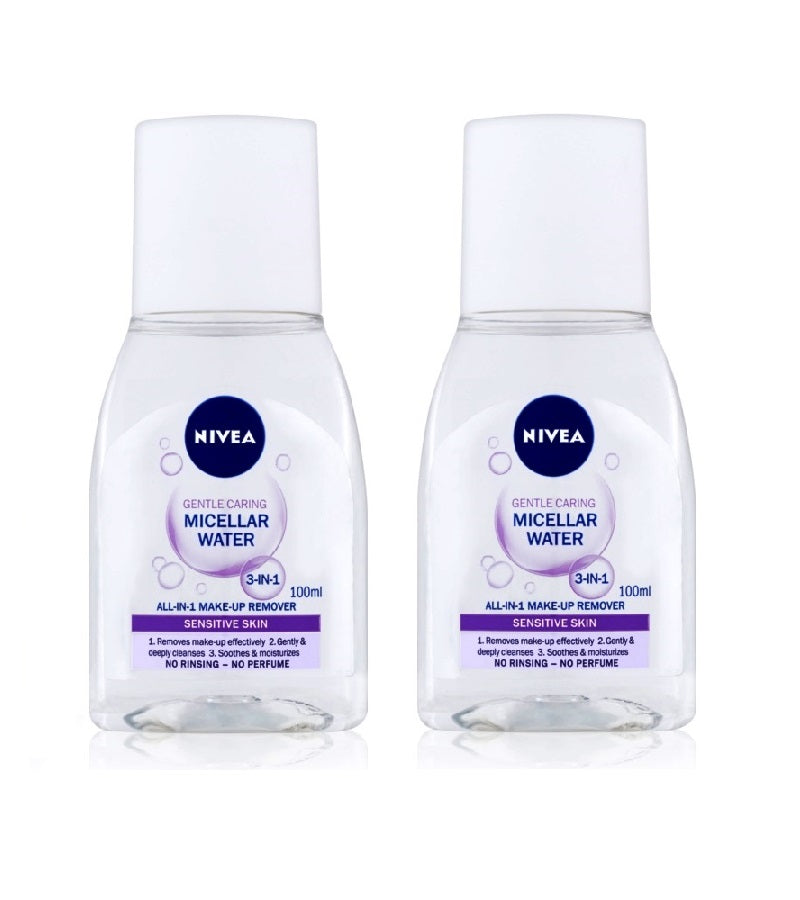 2xPack Nivea Gentle Caring Soothing Micellar Water 3in1 - 200 ml