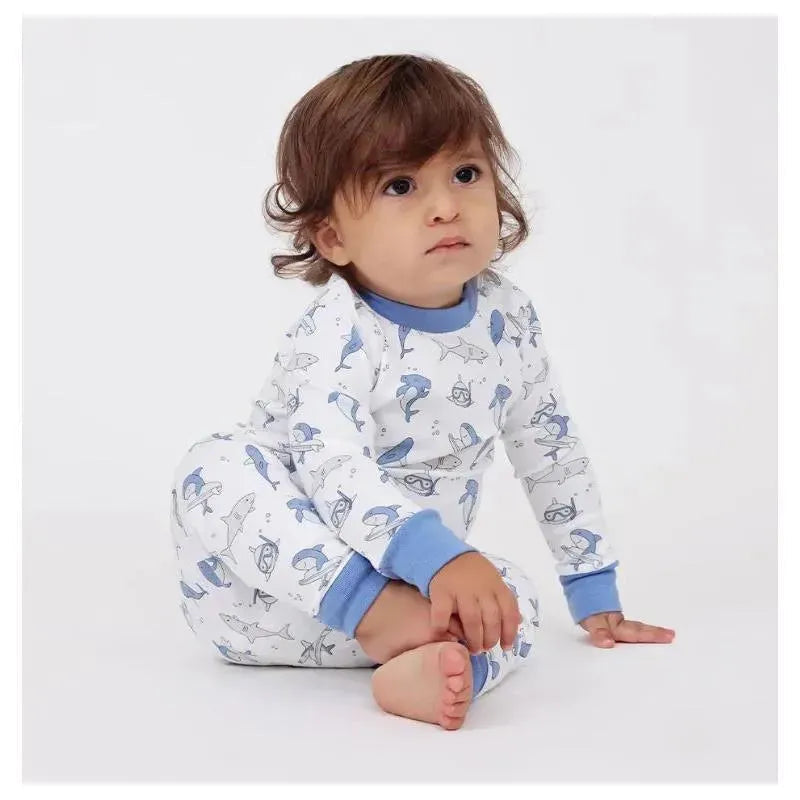 Noomie - Baby Boy 2Pk Pj Surfing Sharks