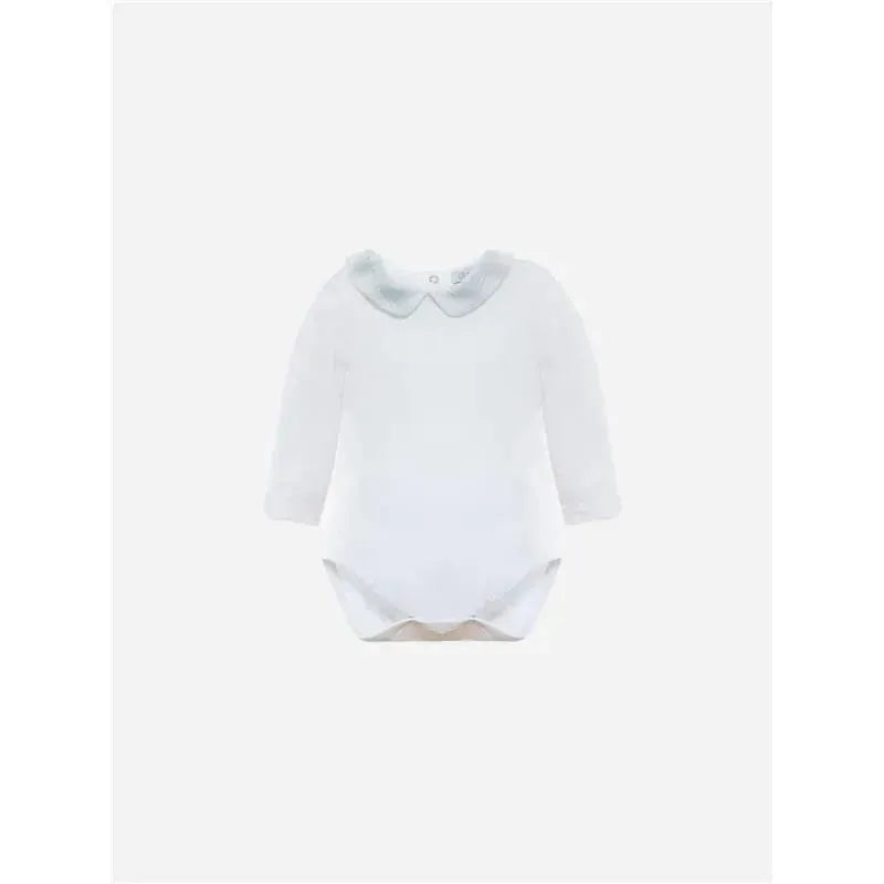 Patachou - Baby Boy White Jersey Body Knit