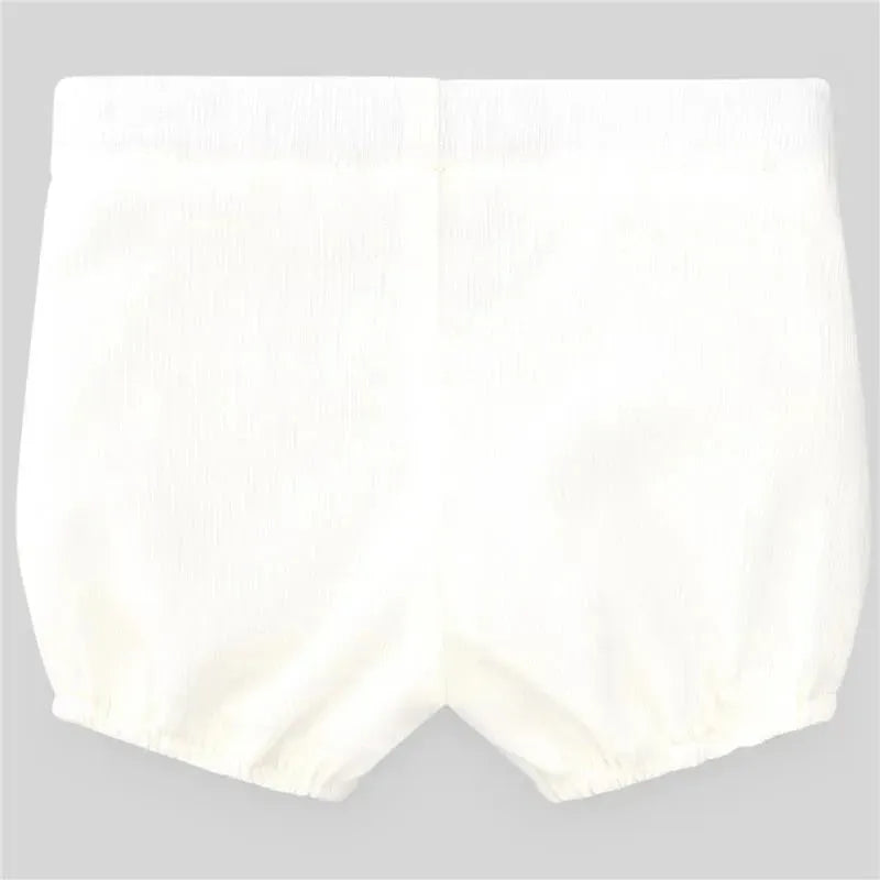 Paz Rodriguez - Baby Boy Woven Newborn Short Dulzura, Cream
