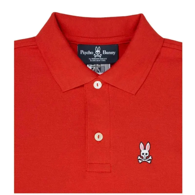 Psycho Bunny Kids - Classic Polo, Brilliant Red