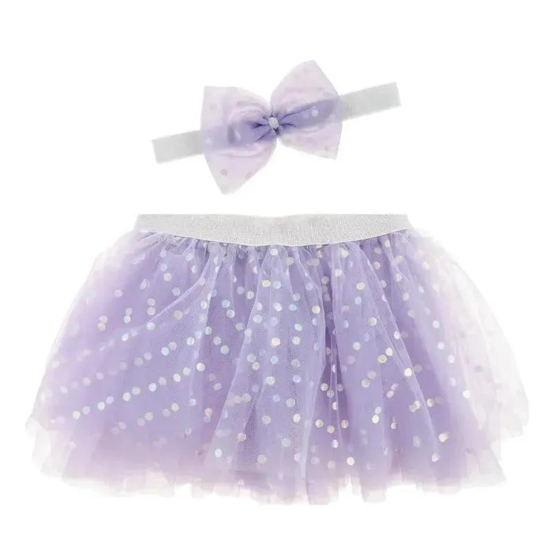 Stephen Joseph - Big Sister Tutu & Headband Set, Lilac