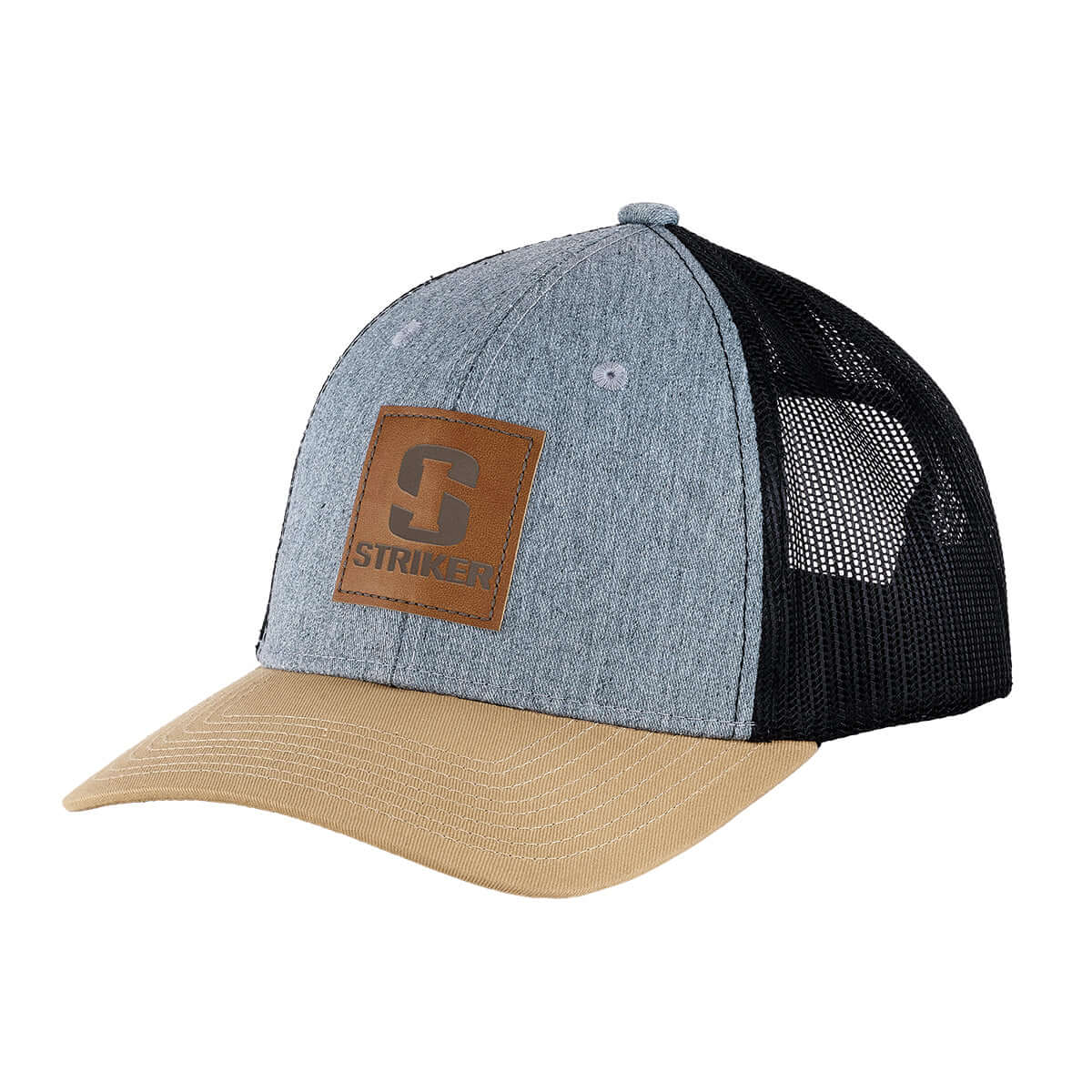 STRIKER HATS Stillwater Grey/Black Striker Caps