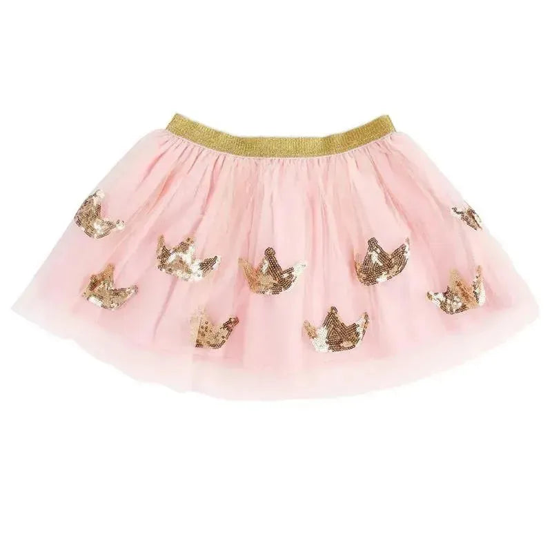 Sweet Wink - Baby Girl Crown Tutu Dress Up Skirt