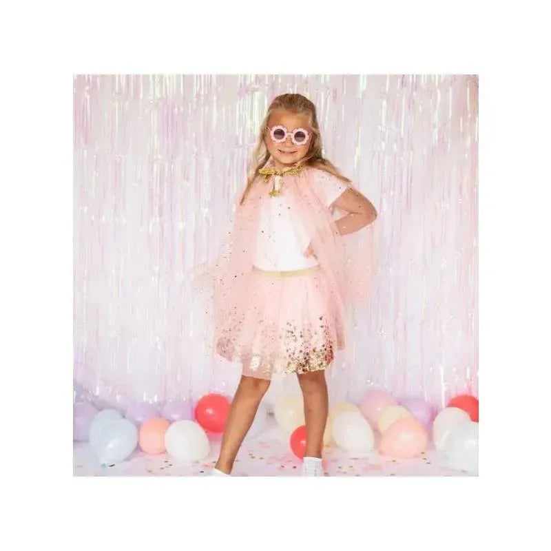 Sweet Wink - Baby Girl Gold Blush Sequin Tutu Dress Up Skirt