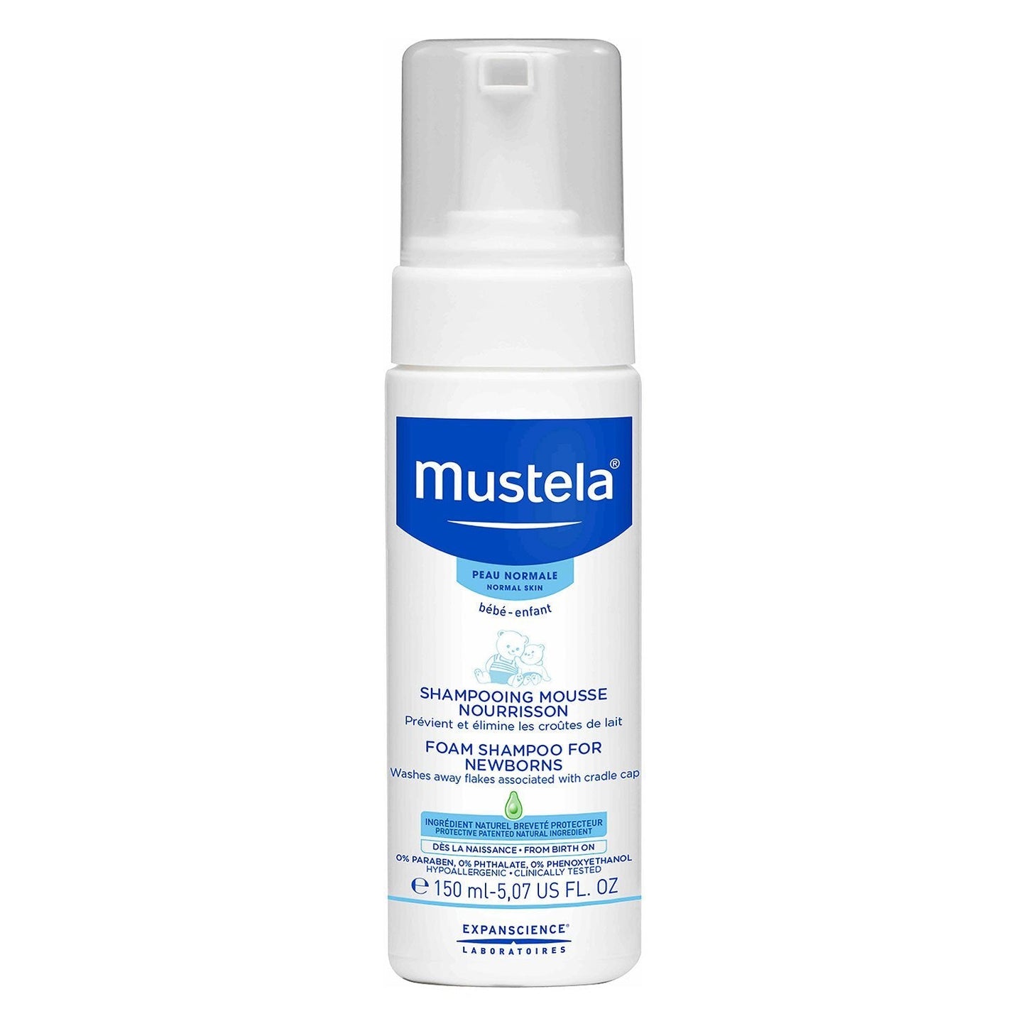 Mustela Foam Shampoo for Newborns - 150ml