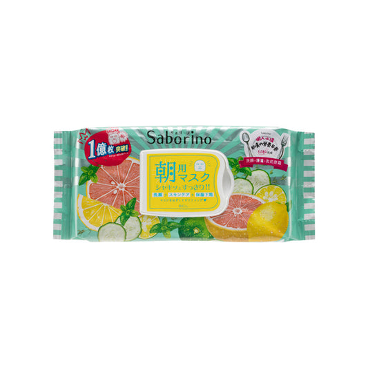 BCL Saborino Morning Facial Mask Minty Fresh 32PCS