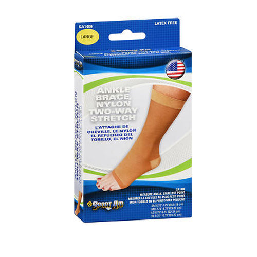 Sport Aid, Sport Aid Ankle Brace Large Beige, 1 Each