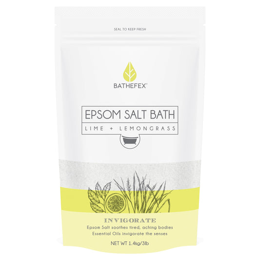 BATHEFEX EPSOM SALT - LIME & LEMONGRASS 1.4KG