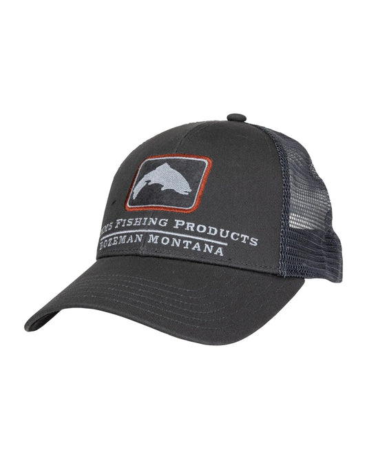 Simms Trout Icon Trucker Cap - Carbon