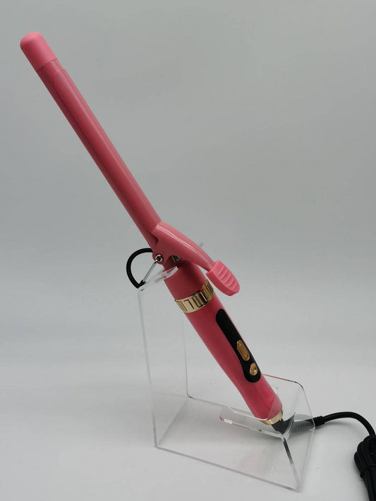 1pc ABS Hair Curling Iron, Modernist Red Dual-use Hair Curling Wand For Household