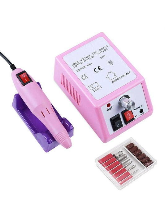 1pc Manicure Machine 20000RPM Professional Nail Drill Electric Nail File with Speed Display Manicure Knife Pedicure Machine