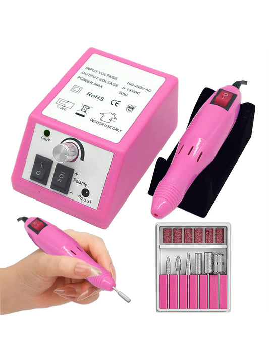 1pc 20000RPM Electric Nail Drill Machine Mill Cutter Set Everything for Manicure Nails Toenail Manicure Electric Nail Pedicure File
