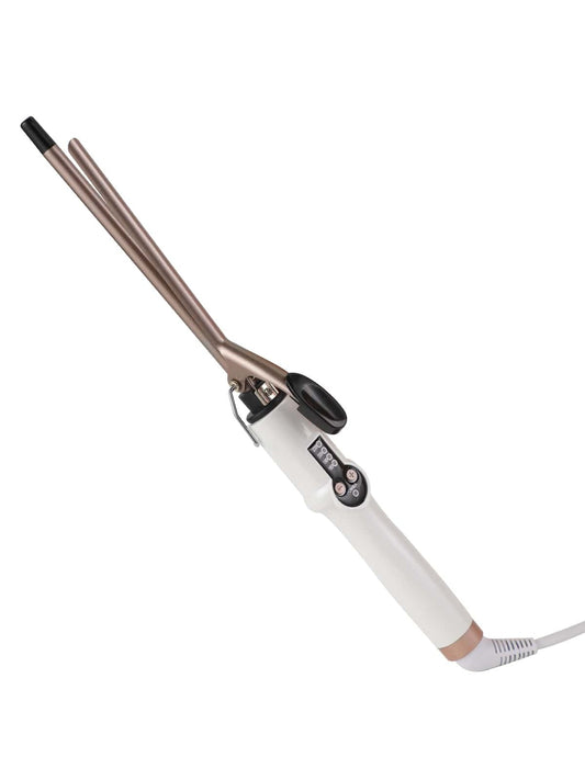 Single Barrel 9mm White Hair Curling Iron