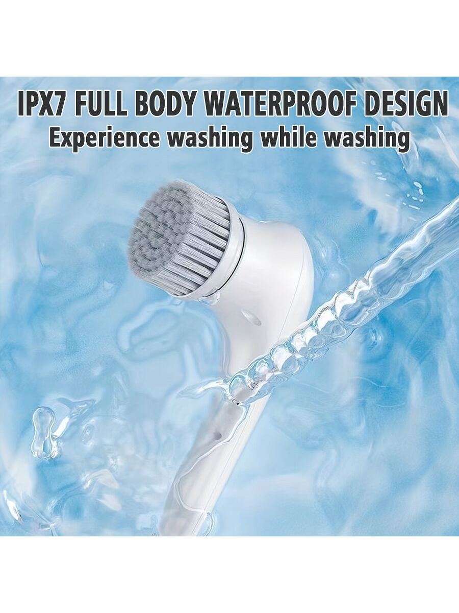 Electric Multi-Functional Cleaning Brush For Dishes, Tiles, Kitchen, Wireless Cleaning Tool