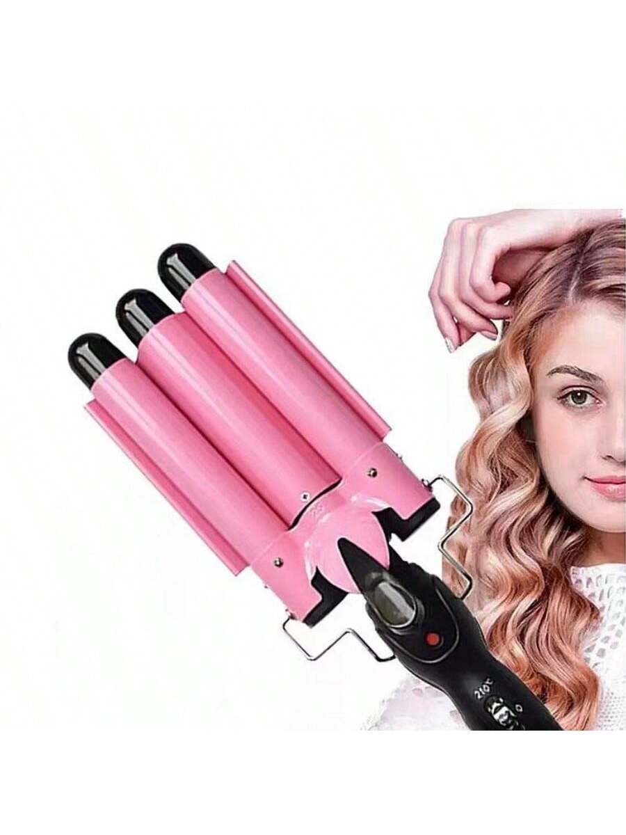 New Triple Barrel Curling Iron