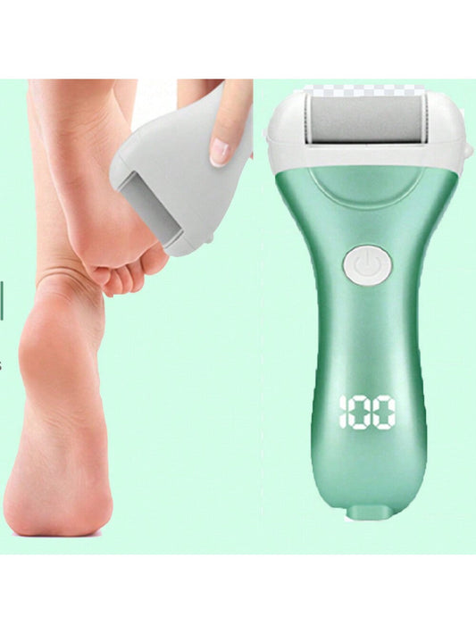 1PC Rechargeable Electric Foot File Scab Remover, Foot Therapy Equipment Foot Care Tool, Heel Dead Skin Removal Display Foot Therapy Tool Polishing Machine Hard Skin Scab Remover, Keratin Removal Electromechanical Foot Polishing Machine, Foot Care