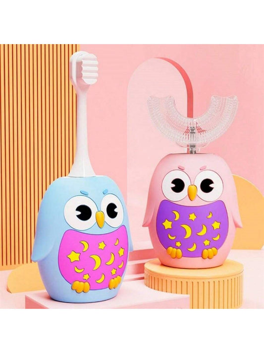 1pc Electric Toothbrush - 3 Cleaning Modes, 45s Smart Reminder, Food-Grade Silicone, IPX7 Waterproof - Perfect Birthday Gift