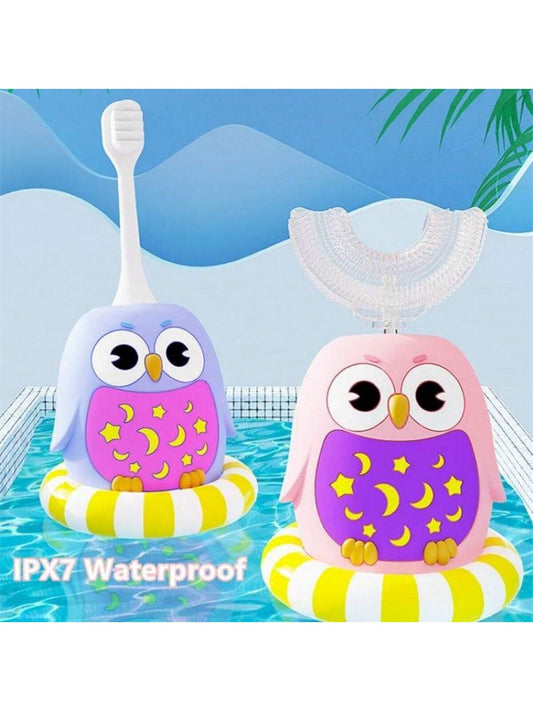 1pc Electric Toothbrush - 3 Cleaning Modes, 45s Smart Reminder, Food-Grade Silicone, IPX7 Waterproof - Perfect Birthday Gift