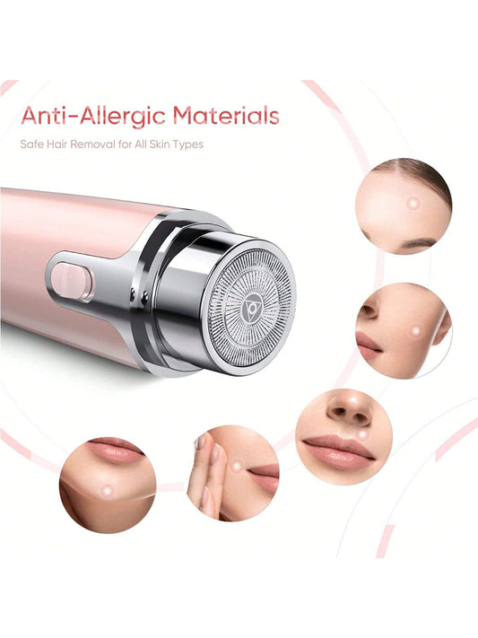 1pc Mini Electric Hair Trimmer Depilator For Multifunctional Hair Removal (Battery Not Included)