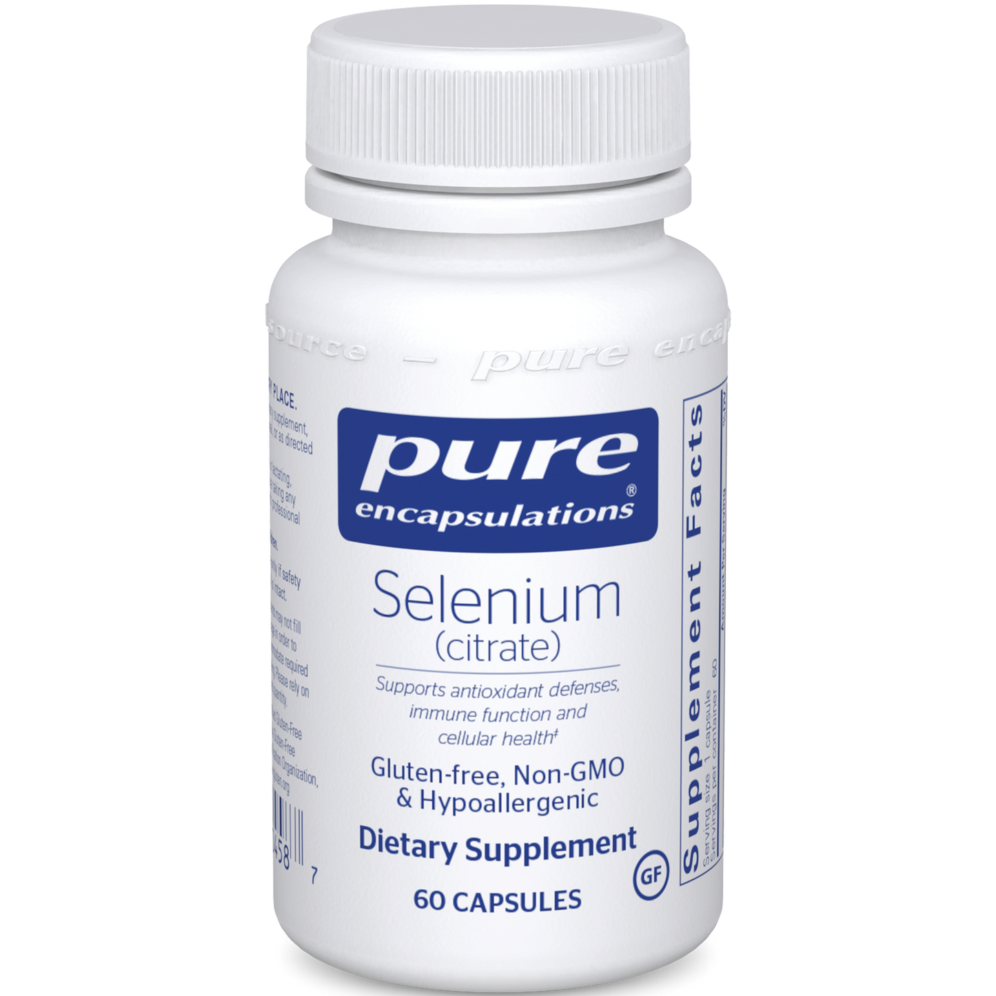 Pure Encapsulations Selenium (citrate) 200 mcg