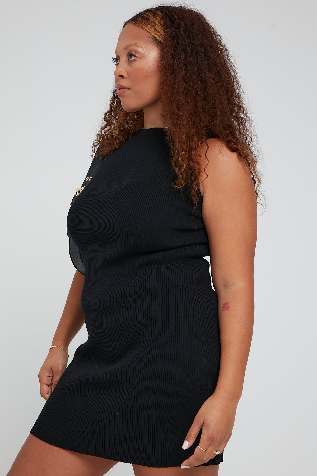 Sndys The Label Mish Mini Dress Black