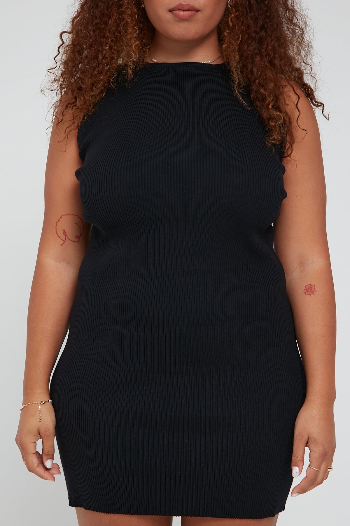 Sndys The Label Mish Mini Dress Black