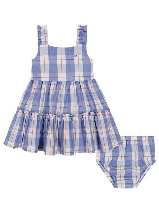 Tommy Hilfiger Blue Plaid Dress