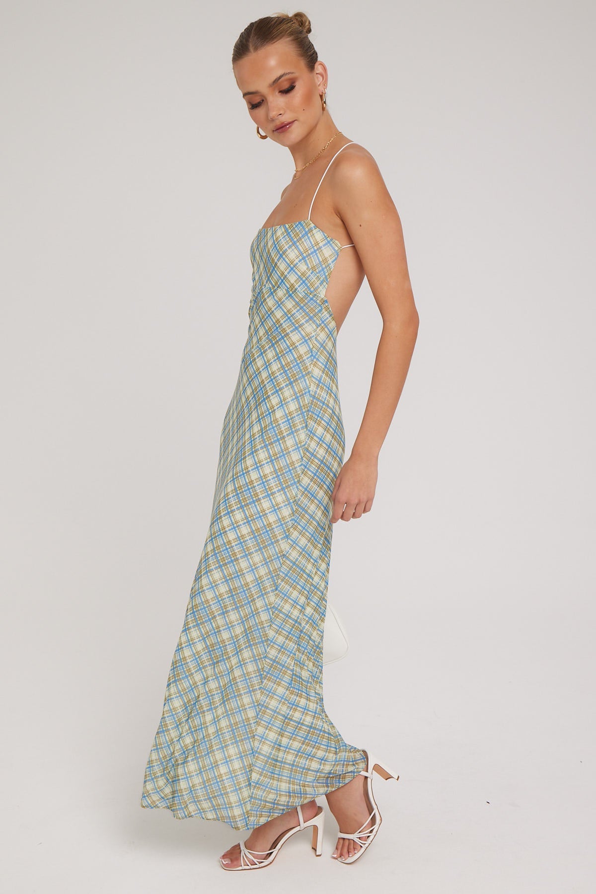Charlie Holiday Evelyn Maxi Dress Picnic Check