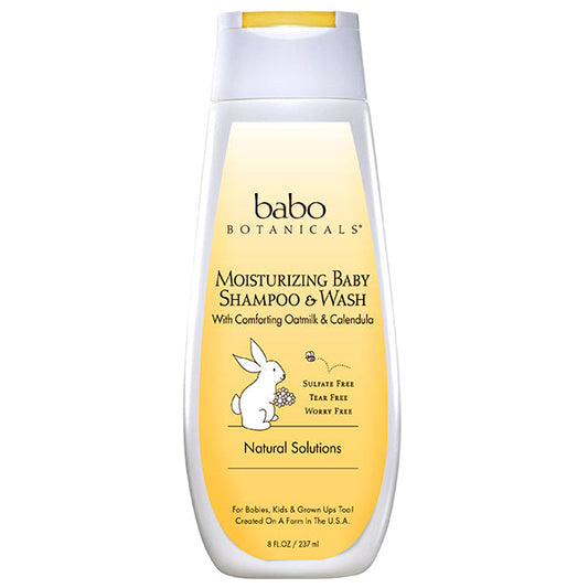 Babo Botanicals Moisturizing Baby Shampoo and Wash - Oatmilk (8 fl oz) #10072453
