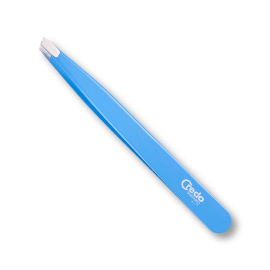 Credo Blue Pop Art Slanted Tweezer  #10081202