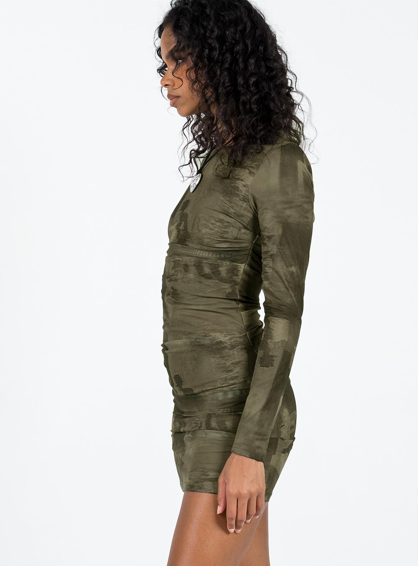 Favel Mini Dress Khaki