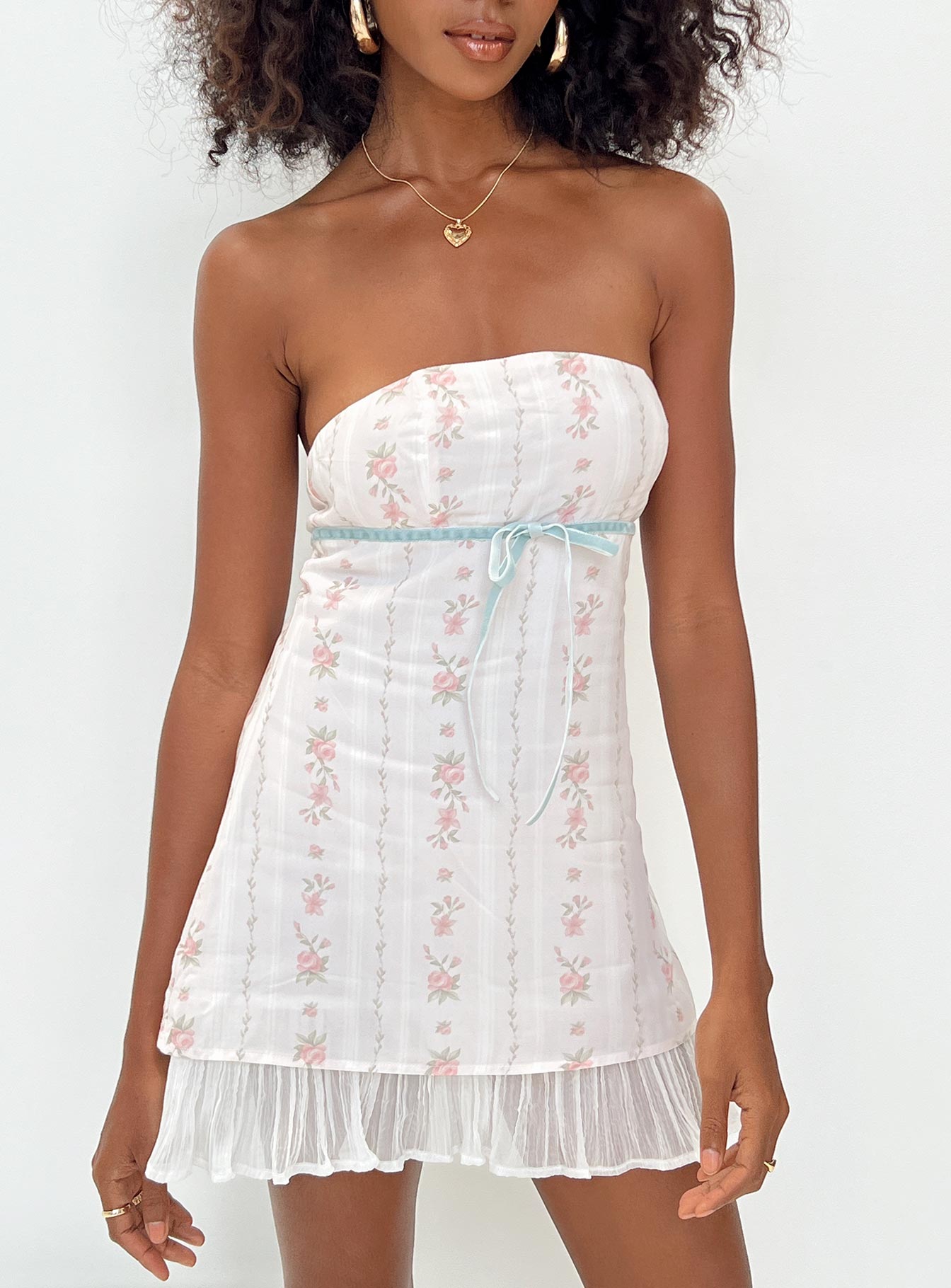 Odette Mini Dress Pink Multi