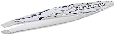 Tweezerman Mini Slant Tweezer Marble Pattern, 0.5984 Ounce