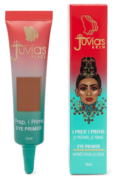 Juvia's Place i Prep, i Prime Eyeshadow Primer - Cream Base Eye Primer, No Crease Eyeshadow Primer, Eye Makeup Addition, Primer Intensifying Glitter, Matte, Shimmer or Metallic Eyeshadow (Dark)