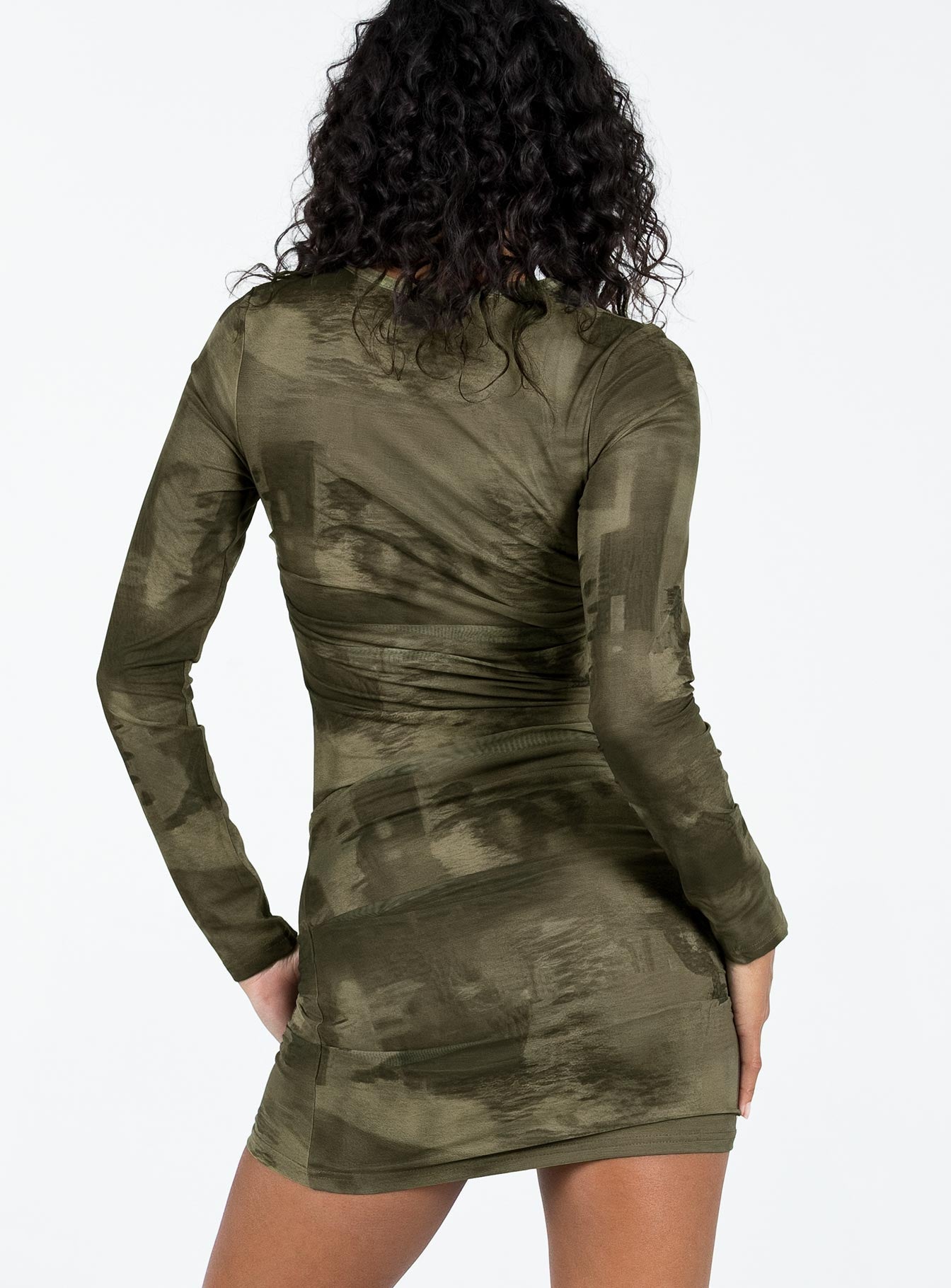 Favel Mini Dress Khaki