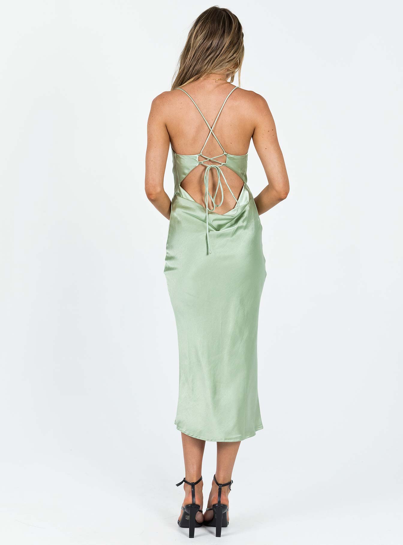 Fallyn Midi Dress Green
