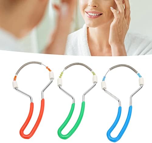 3pcs Spring Facial Hair Remover, Spring Threading Epilator for Face Lip Hair Removal Painless Face Epilator Tool for Women Remove Hair from the Root