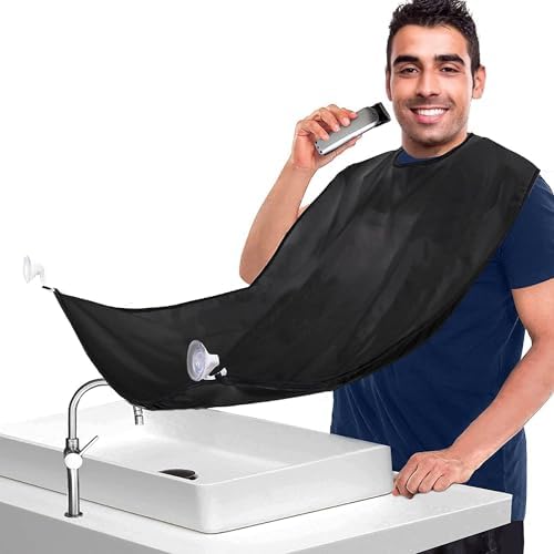 STCORPS7 Beard Trimmer Catcher, Beard Bib Apron for Men, Beard Catcher for Shaving, Beard Bib, Best Gifts for Men