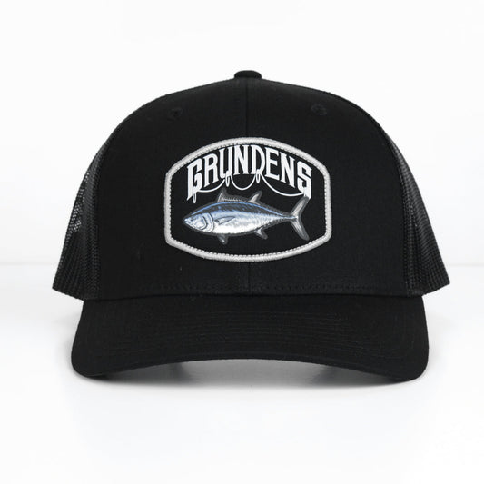 GRUNDENS BLUEFIN TRUCKER HAT BLACK