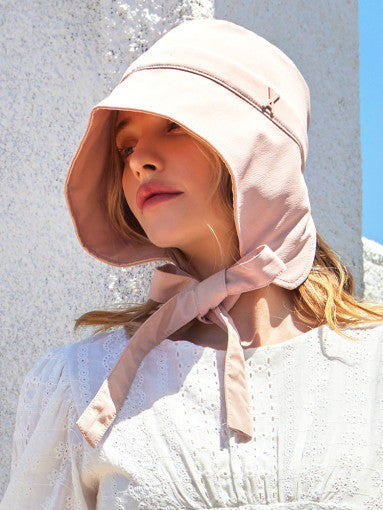 VARZAR studded logo strap bonnet hat EmpressKorea