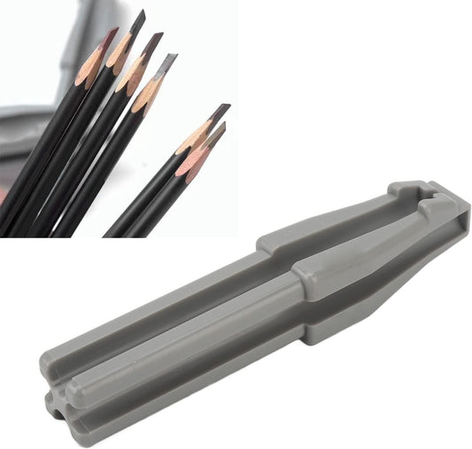 4 in 1 Eyebrow Pen Duckbill Sharpener for Eyebrow Pencil Eyeliner Lip Liner Pencils Prevent Broken Brow Makeup Cosmetic Sharpening Tool for Salon Home Use