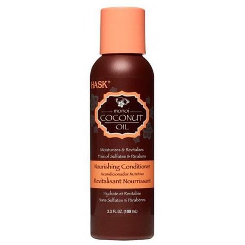 Hask Monoi Coconut Oil Nourishing Hair Duo 3.3oz, Travel Size