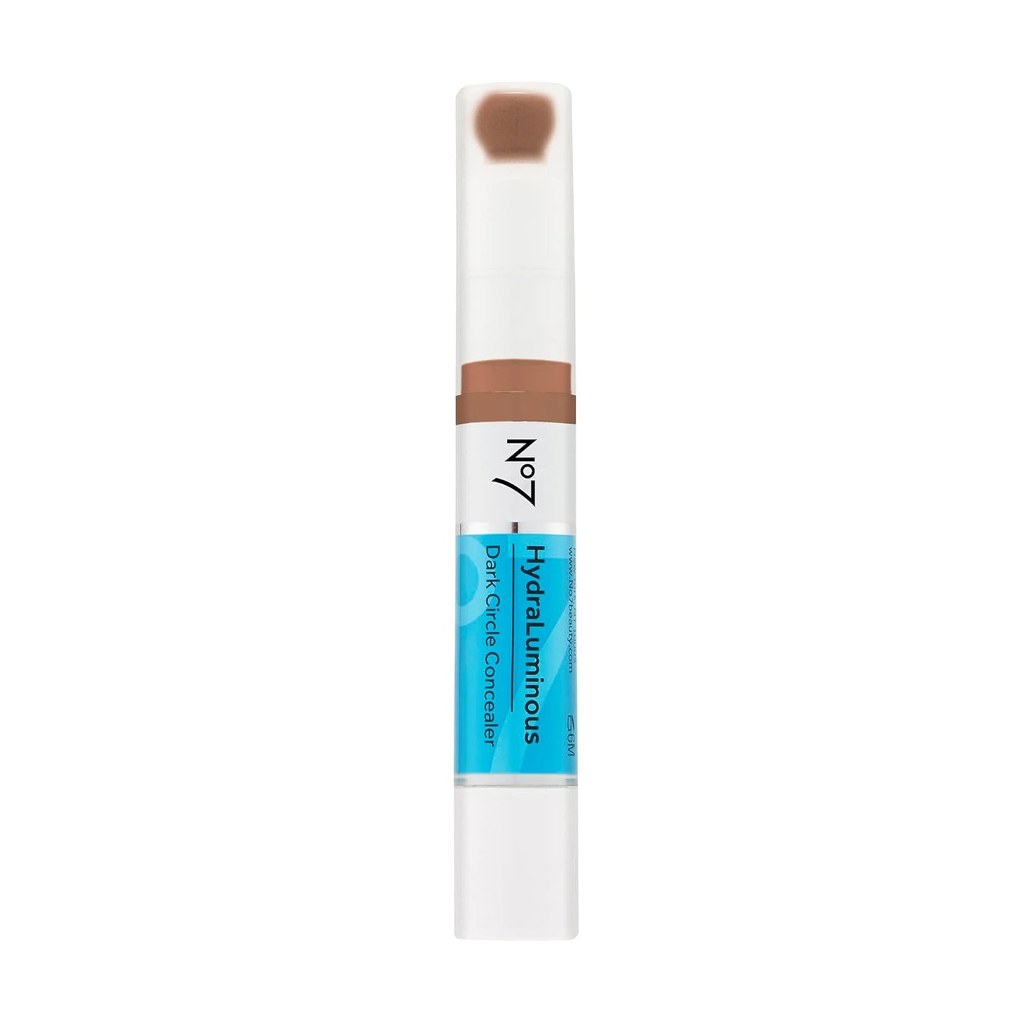No7 Hydraluminous Concealer - Shade 10 - Full-Coverage Under Eye Concealer for Dark Circles with Caffeine & Ceramides - Hydrating & Brightening Concealer for Dark Under Eye Area (3.9ml)