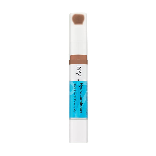 No7 Hydraluminous Concealer - Shade 10 - Full-Coverage Under Eye Concealer for Dark Circles with Caffeine & Ceramides - Hydrating & Brightening Concealer for Dark Under Eye Area (3.9ml)