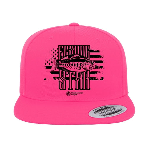 Fishing Star Flat Bill Cap
