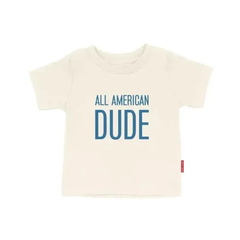 97 Design & Co. - All American Dude Kids T-Shirt, 4Th Of July