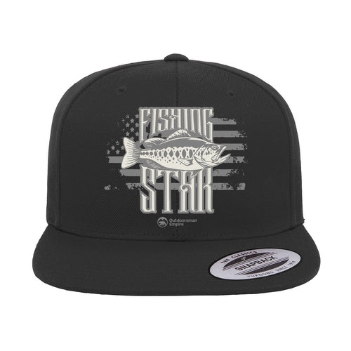 Fishing Star Flat Bill Cap