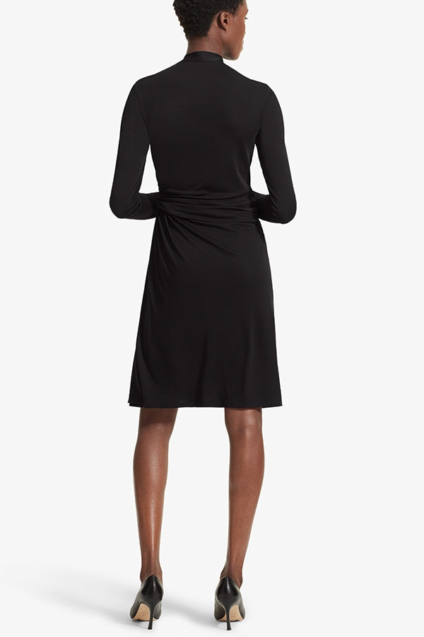 Morgan Dress - Knit Crepe :: Black