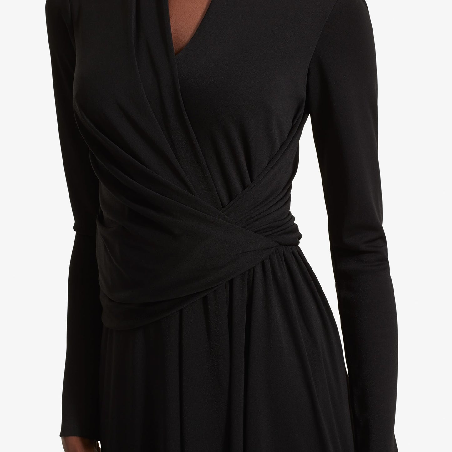 Morgan Dress - Knit Crepe :: Black